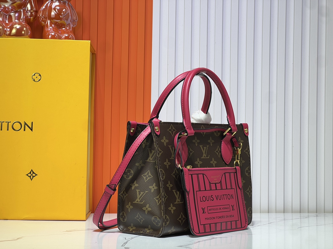 4色 25cm PMルイヴィトン オンザゴー LV Onthego Damier Azur M44571 M45659スーパーコピー バッグ 代引き後払い可能国内発送